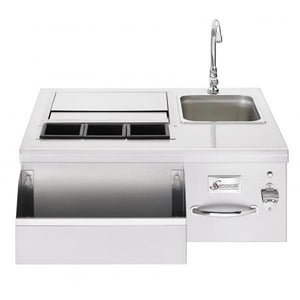 Sink & Ice Chest for Outdoor Kitchen