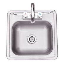 Sink & Faucet for Outdoor Kitchen - Top View
